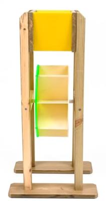 Classic World houten zandtrechter met molen