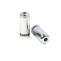Elvedes kabelhoedje 5mm aluminium zilver (10st) - thumbnail