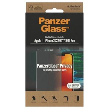 PanzerGlass Ultrawide Privacy P2771 Screenprotector (glas) met privacyfolie Apple IPhone 16e, iPhone 14., iPhone 13., iPhone 13 Pro 1 stuk(s)