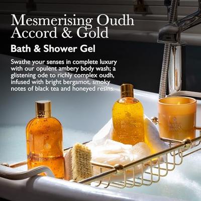 Molton Brown - M.Brown Mesmer. Oudh Accord & Gold Bath Shower Gel 300ml Douche & bad - thumbnail