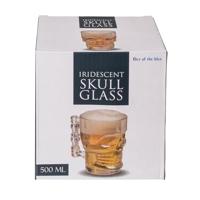 Glazen bierpul - Doodskop - 500ml - thumbnail