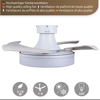 Beacon Scandinavische plafondventilatorFanway Orbit Ø 91,5cm - 210664 - thumbnail