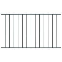 Hekpaneel 1,7x1,25 m gepoedercoat staal antraciet - thumbnail