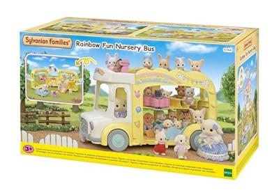 Accessoires voor poppenhuis Sylvanian Families 5744 Rainbow Fun Nursery Bus