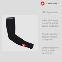 Castelli UPF 50+ light armwarmers zwart 16036-010 L - thumbnail