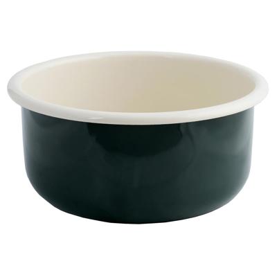 Cloud7® Drink- en voerbak Emaille Granny, dark green, Maat: M Cloud7® Drink- en voerbak Emaille Granny, dark green, Maat: M