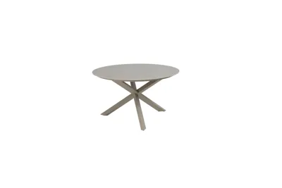 Prado tafel keramiek sabbia panna latte ⌀130 cm