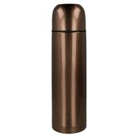 Metaltex Thermosfles 1L Metalic Brown - thumbnail