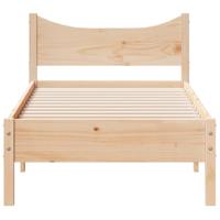 Bedframe zonder matras massief grenenhout 90x190 cm - thumbnail