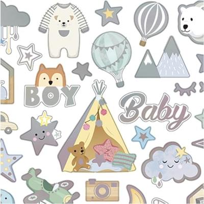 Creativ Company Stickers, baby boy, vel 15x16,5 cm, ca. 32 stuk, 1 vel Creativ Company Stickers, baby boy, vel 15x16,5 cm, ca. 32 stuk, 1 vel