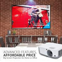 Viewsonic PA503W Beamer DLP 3800 ANSI-lumen 1280 x 800 WXGA 3D ready, Automatische keystone-correctie, HD ready, Met afstandsbediening, VGA-ingang, - thumbnail
