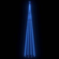 VidaXL Kegelkerstboom 752 blauwe led&apos;s 160x500 cm - thumbnail