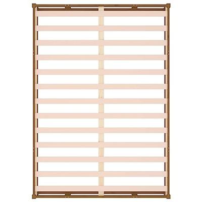 Bedframe massief hout honingbruin 150x200 cm