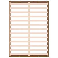 Bedframe massief hout honingbruin 150x200 cm - thumbnail