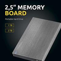 Intenso Memory Board 1 TB Externe harde schijf (2,5 inch) USB-A 3.2 Gen 1 Antraciet 6028660 - thumbnail