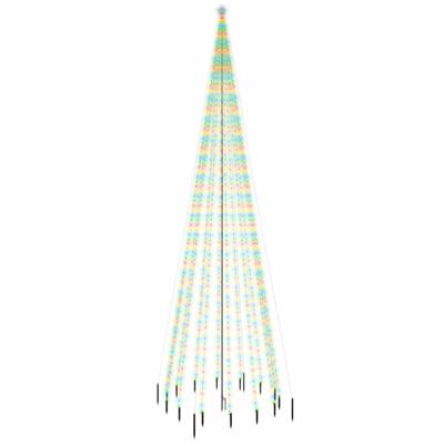 VidaXL Kerstboom met grondpin 1134 led&apos;s meerkleurig 800 cm