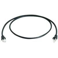 Telegärtner 100009370 RJ45 Netwerkkabel, patchkabel CAT 5e F/UTP 25.00 m Zwart Vlambestendig, Snagless 1 stuk(s)