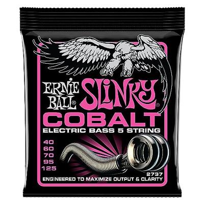 Ernie Ball 2737 Slinky Cobalt 040-125 snarenset voor 5-snarige elektrische basgitaar