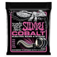 Ernie Ball 2737 Slinky Cobalt 040-125 snarenset voor 5-snarige elektrische basgitaar - thumbnail