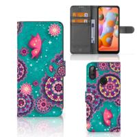 Samsung Galaxy M11 | A11 Hoesje Cirkels en Vlinders - thumbnail