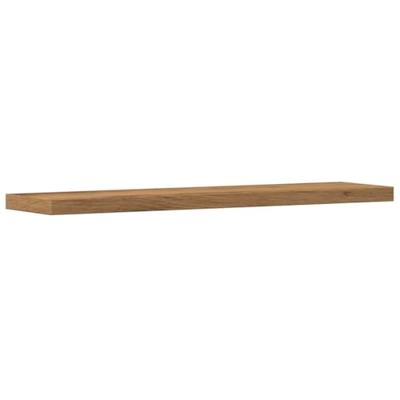 Wandschappen 4 st 40x10x1,5 cm bewerkt hout artisanaal eiken - thumbnail
