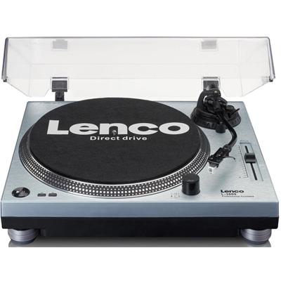 Lenco L-3809ME Direct drive platenspeler met USB / PC Codering Metallic blauw - L-3809ME