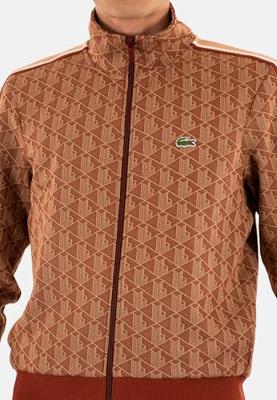 Lacoste Paris Monogram Trainingspak Heren Bruin - Maat S - Kleur: Bruin | Soccerfanshop Lacoste Paris Monogram Trainingspak Heren Bruin - Maat S - Kleur: Bruin | Soccerfanshop