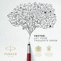 Vulpen parker vector m zwart - thumbnail