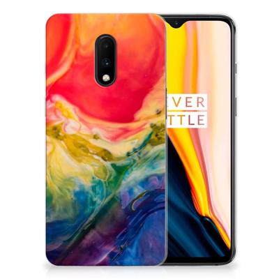 Hoesje maken OnePlus 7 Watercolor Dark Hoesje maken OnePlus 7 Watercolor Dark
