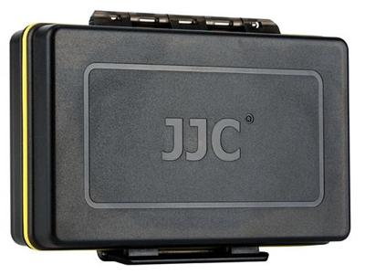 JJC BC-3NPW126 multifunctionele batterij case voor Fujifilm NP-W126/W126S accu's met ruimte voor 6 SD kaarten