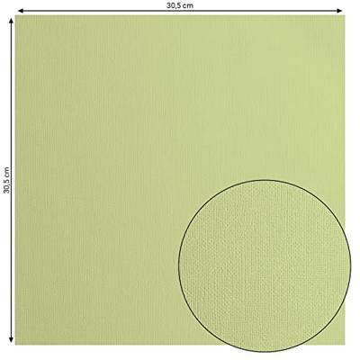 Florence • cardstock papier 216g textuur 30,5x30,5cm anise 20x