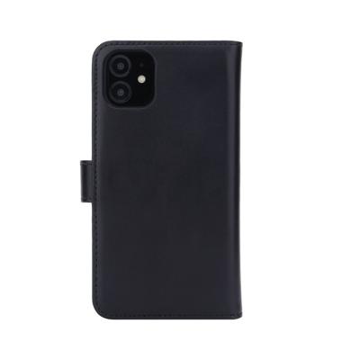 RadiCover - Radiationprotected Mobilewallet Leather iPhone 11 2in1 Magnetskal (3-led RFI ) - Black