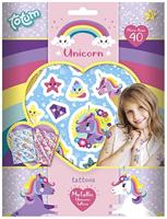 Totum eenhoorn metallic tattoos - thumbnail