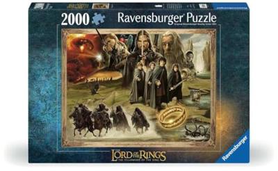 Ravensburger legpuzzel lord of the rings fellowship of the ring, 2000st. - thumbnail