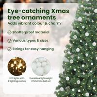 VidaXL Kerstboom met 300 led met standaard groen 240 cm pvc - thumbnail