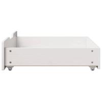 VidaXL Bedlades 2 st 75x55x17 cm massief grenenhout wit - thumbnail