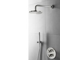 Hotbath Thermostatische Inbouw Douche Set Chap Met 2 -Weg-Stop-Omstel Ibs 3A - Chroom - thumbnail