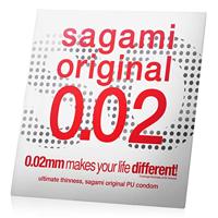 Sagami Original 0.02 - Ultradunne Latexvrije Condooms per stuk - thumbnail