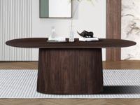 Eettafel MIGADON 200 cm donkerbruin - thumbnail