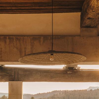 Kave Home Lampenkap 'Cruilles' Zeegras, Ø100cm