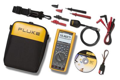 Fluke 287/FVF/EUR Multimeter Digitaal Grafisch display, Datalogger CAT III 1000 V, CAT IV 600 V Weergave (counts): 50000