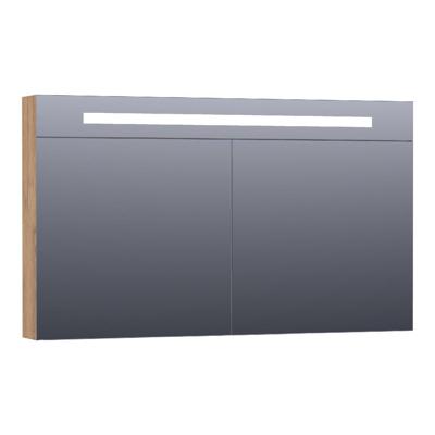 Brauer Promise Deluxe Spiegelkast - 120 cm - met Directe Verlichting - 2 Dubbelzijdige Spiegeldeuren - Chateau