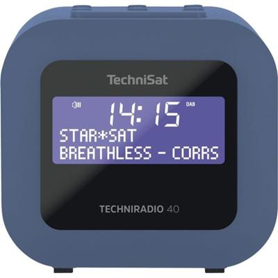 TechniSat TECHNIRADIO 40 Klok Digitaal Blauw, Grijs TechniSat TECHNIRADIO 40 Klok Digitaal Blauw, Grijs