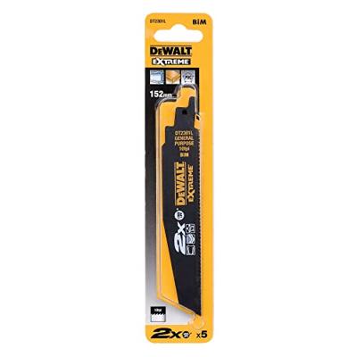 DeWALT DT2301L Reciprozaagblad Toughcoat 2x BIM 152x4.2mm Extra dik 5st