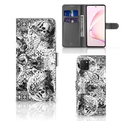 Telefoonhoesje met Naam Samsung Note 10 Lite Skulls Angel Telefoonhoesje met Naam Samsung Note 10 Lite Skulls Angel