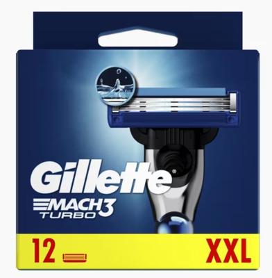 Gillette Mach 3 turbo blades 12 Stuks