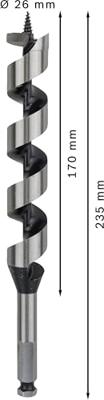 Bosch Accessories 2608597636 Slangenboor 26 mm Gezamenlijke lengte 235 mm Zeskant schacht 1 stuk(s) Bosch Accessories 2608597636 Slangenboor 26 mm Gezamenlijke lengte 235 mm Zeskant schacht 1 stuk(s)