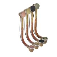 Salenzi Badafvoer Giro Gegalvaniseerd Geborsteld Messing Koper - thumbnail