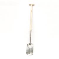 Tuinspade met steel en T-handvat gepolijst 280 x 170mm - thumbnail