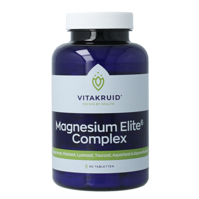 Magnesium elite6 complex oa lysinaat & pidolaat 90 Tabletten